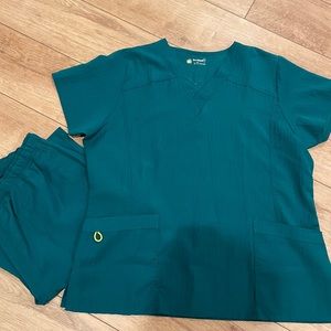 WonderWink 4 stretch scrub set XL